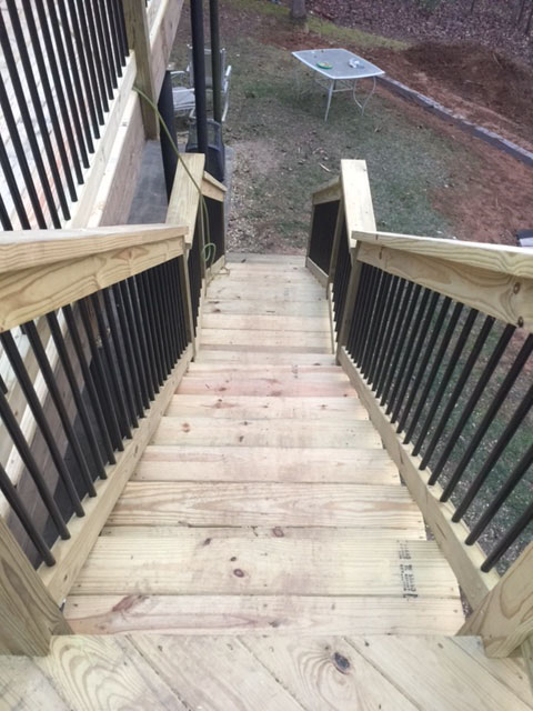 Refurbishing Deck Stairs - Atlanta, Georgia